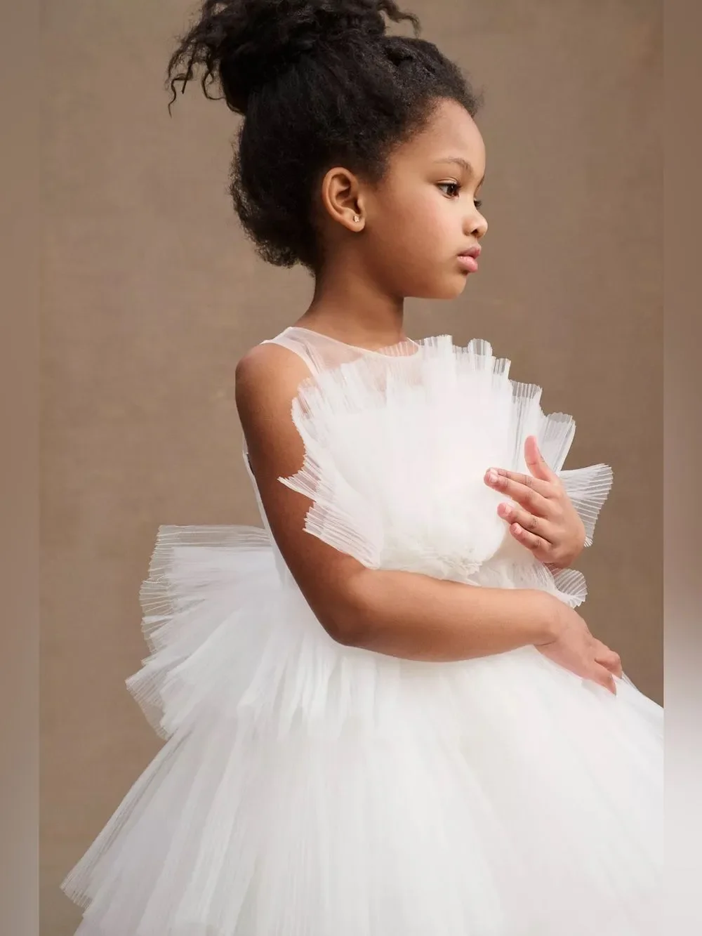 New Anthropologie Princess Daliana Leah Tulle Flower Girl Dress Size 10